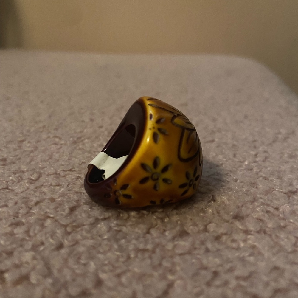 Yellow Flower Ring
